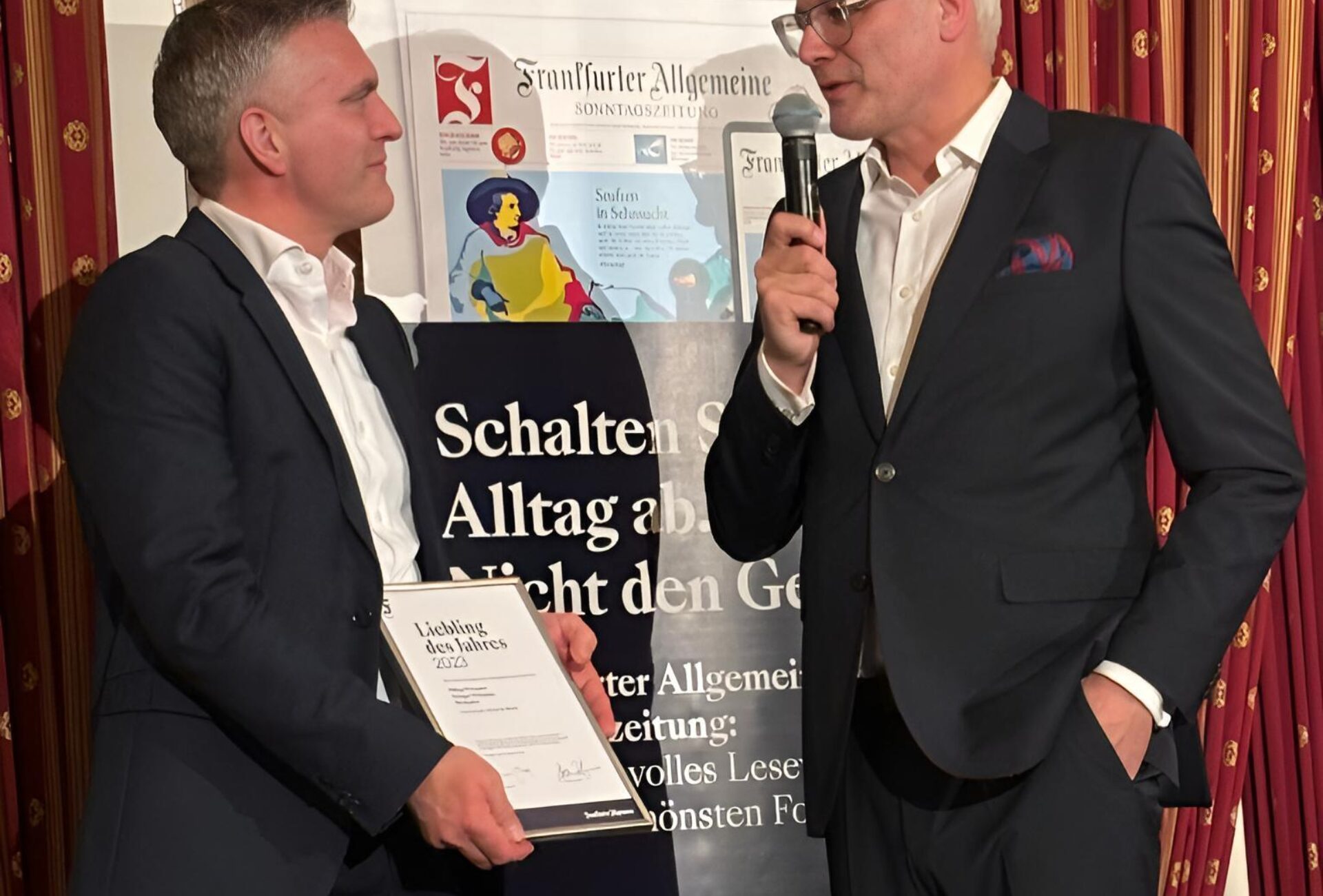 Winzer des Jahres - Frankfurter Allgemeine Zeitung - Die besten in Küche & Keller  (Jürgen Dollase & Stephan Reinhardt)