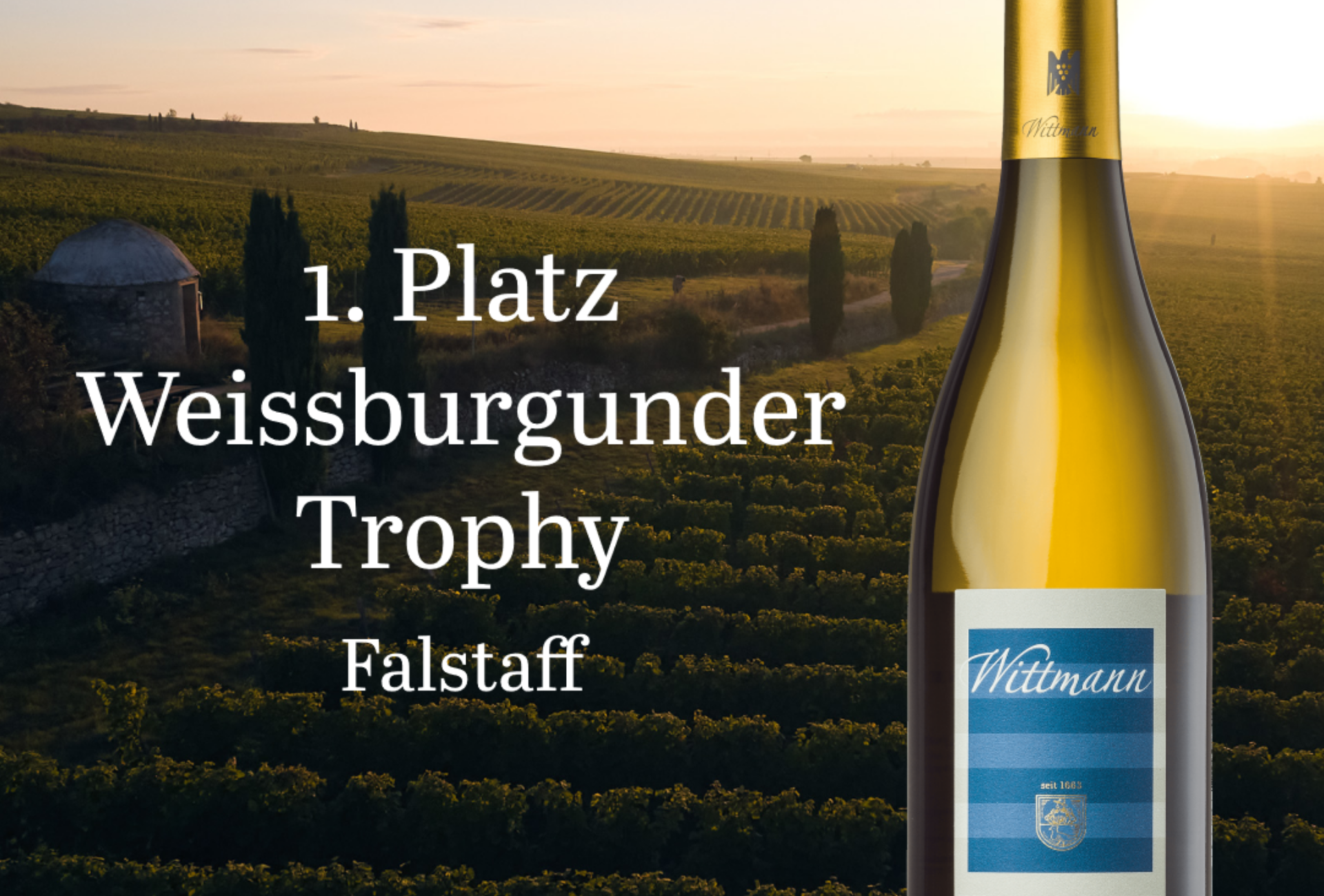 1. Platz Falstaff Weissburgunder Trophy
